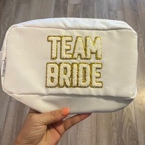 Team Bride Makeup Bag